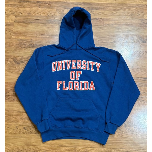 Champion Other - Champion University of Florida Hoodie Blue Spell Out Pullover Mens Medium NCAA